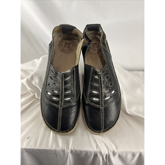 Joseph Siebel Leather Slip-On Shoes - Picture 3 of 13